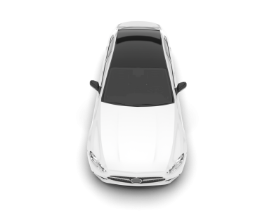 Modern araba beyazda izole edilmiş. 3d oluşturma