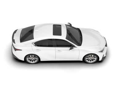 Modern spor araba beyaz arka planda izole edilmiş. 3d oluşturma