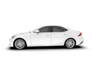 beyaz arkaplandaki araba