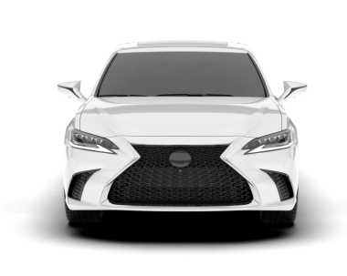 modern lüks araba beyaz arka planda izole edilmiş