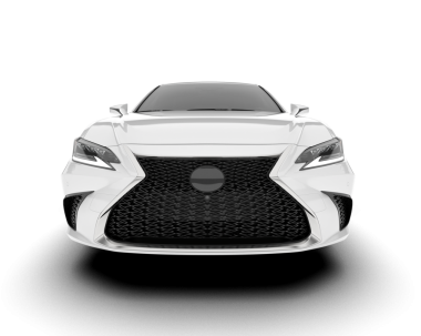 araba siyah arkaplanda izole edildi 3 boyutlu görüntüleme