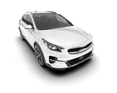 Yansımalı modern araba