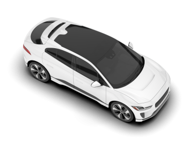 beyaz araba beyaz zemin üzerine izole