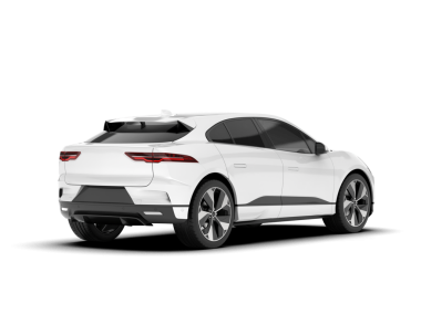 Modern araba arka planda izole edilmiş. 3d oluşturma