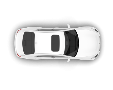 modern araba beyaz arka planda izole edildi. 3 boyutlu görüntüleme.