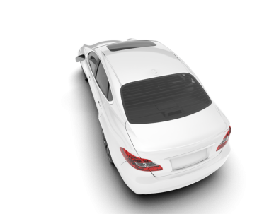 Beyaz modern spor araba