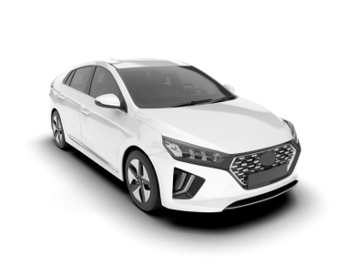 Gerçekçi SUV arabası beyaz arka planda izole edilmiş. 3d oluşturma - vektör