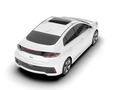 Beyaz araba. yan görünüm.