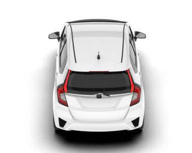 Araba manzaralı. gerçekçi vektör illüstrasyonu.