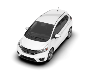 Beyaz arka planda izole edilmiş beyaz modern araba