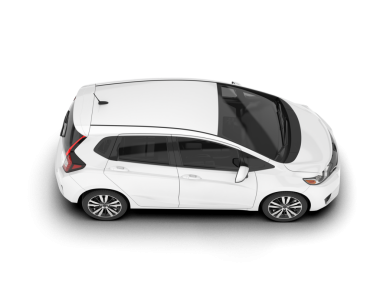 beyaz arkaplanda gerçekçi bir araba