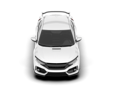 Beyaz arka planda modern bir araba. vektör illüstrasyonu