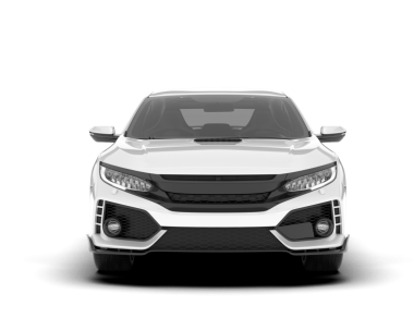 boş bir arka planı olan beyaz modern araba.