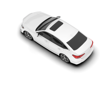 modern araba beyaz arka planda izole edilmiş. 3 boyutlu görüntüleme - 3 boyutlu.