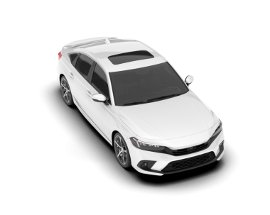 modern şehir arabası kırpma yolu ile beyaz arka planda izole