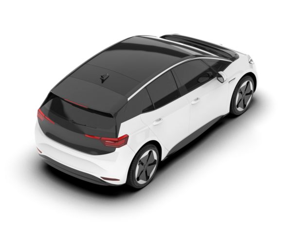 Siyah arka planda modern bir araba. vektör illüstrasyonu