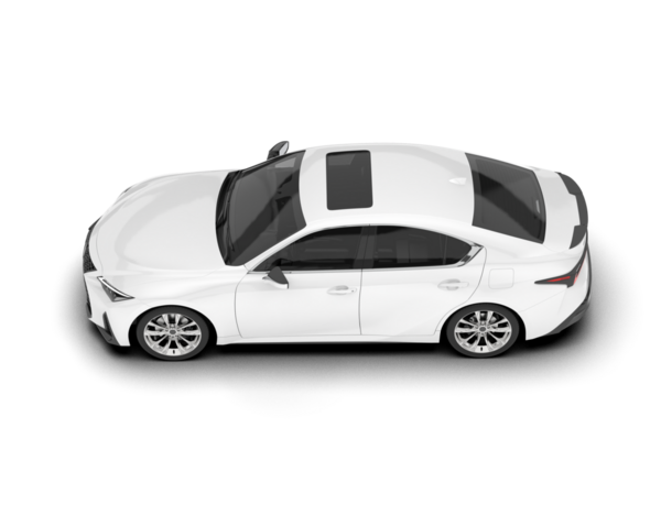 Gerçekçi bir araba. 3d oluşturma