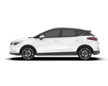 Modern SUV araba manzaralı. vektör illüstrasyonu.