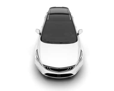 Gerçekçi siyah araba izole edildi. vektör