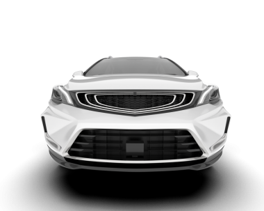 Arka planda izole edilmiş modern spor araba. 3d oluşturma