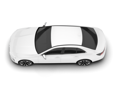 beyaz modern araba yan görünümü