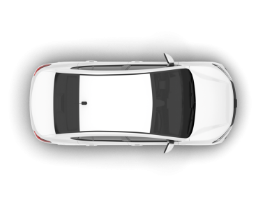 Araba manzaralı. Üst Manzara. 3d oluşturma