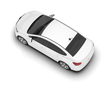 Araba beyaz zemin üzerine