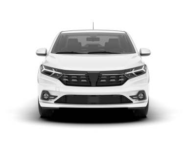 beyaz modern araba. Vektör çizimi. ön görünüm izole edildi.