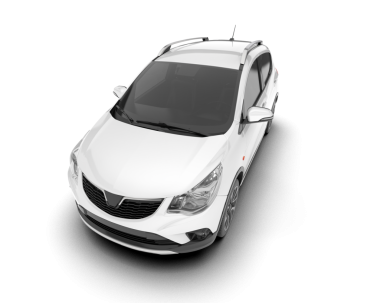 modern otomobil arka planda izole edildi