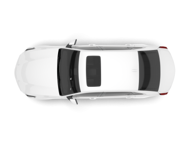 araba üst görünümü 3d oluşturma