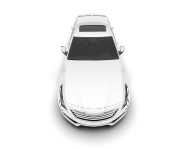 modern beyaz araba siyah arkaplanda izole edildi - 3 boyutlu görüntüleme