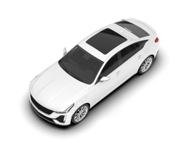 modern araba beyaz arkaplanda izole edildi
