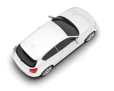 Beyaz arka planda modern bir araba. 3 Boyutlu Hazırlama.