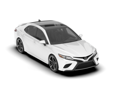 Beyaz lüks şehir arabası