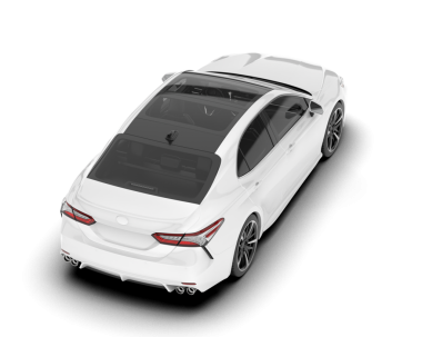 modern araba beyaz arka planda izole edilmiş