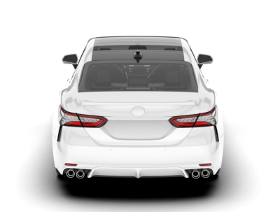 modern araba kırpma yolu ile beyaz arkaplanda izole.