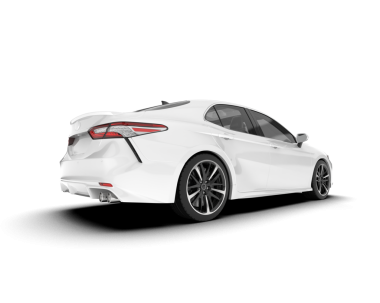 Beyaz modern spor araba