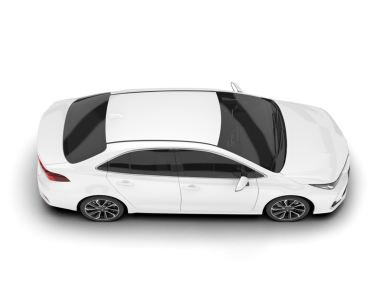 araba beyazda izole edildi