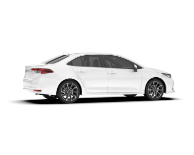 modern beyaz araba beyaz arka plan üzerinde izole.