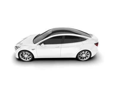 Araba beyaz arka plan. gerçekçi 3d illüstrasyon.