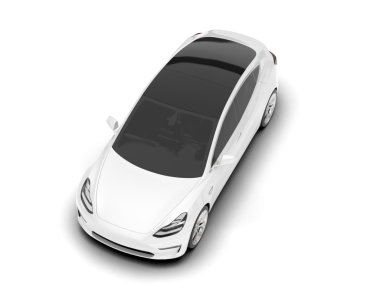 beyaz modern araba beyaz arka planda izole
