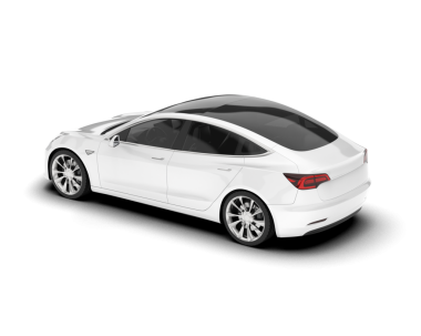 Modern araba. 3d oluşturma.