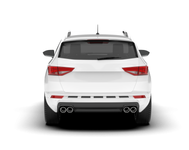 beyaz araba yan görünümü