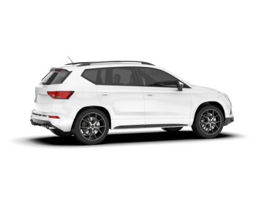 Beyaz bir arka plan üzerinde SUV