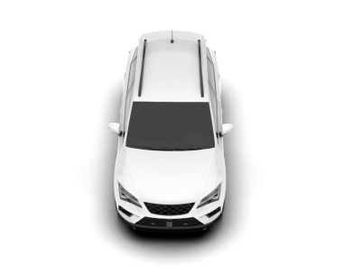 - Araba. Siyah üzerinde modern lüks bir arabanın vektör çizimi.