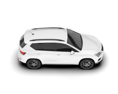 araba beyazda izole edildi