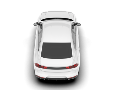 beyaz arkaplanda izole edilmiş araba 3 boyutlu görüntüleme