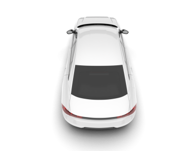 araba yan görünümü gri arkaplanda izole edildi.