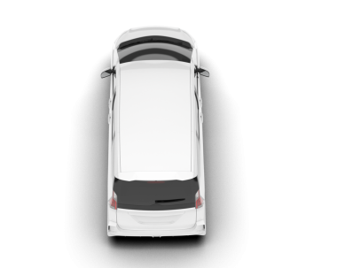 araba beyaz arkaplanda izole edildi.