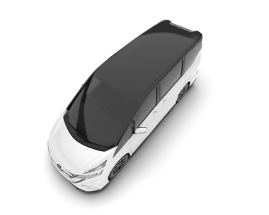 modern araba beyaz üzerine izole